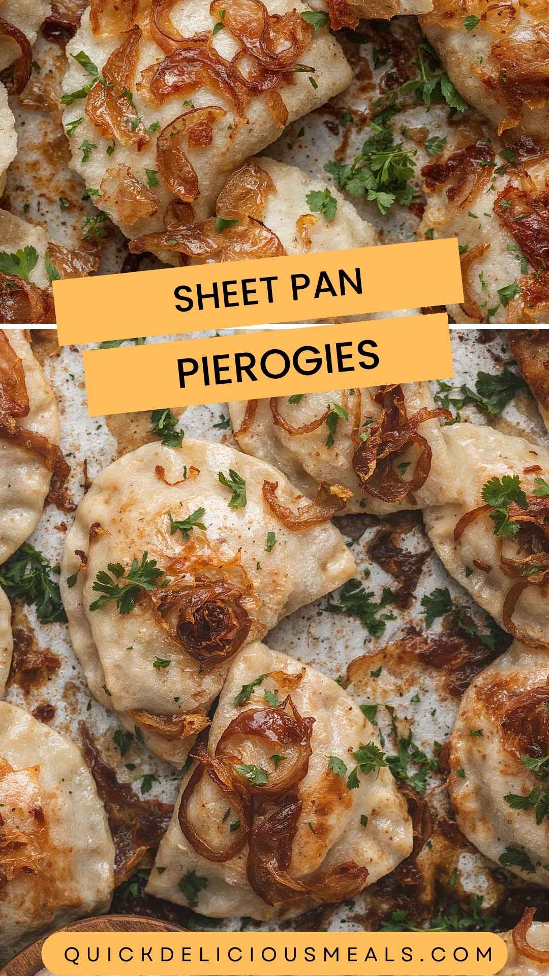 Sheet Pan Pierogies Sheet Pan Pierogies