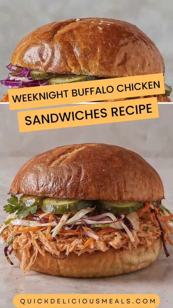 Weeknight Buffalo Chicken Sandwiches Recipe