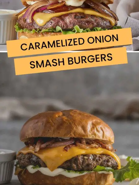 Caramelized Onion Smash Burgers
