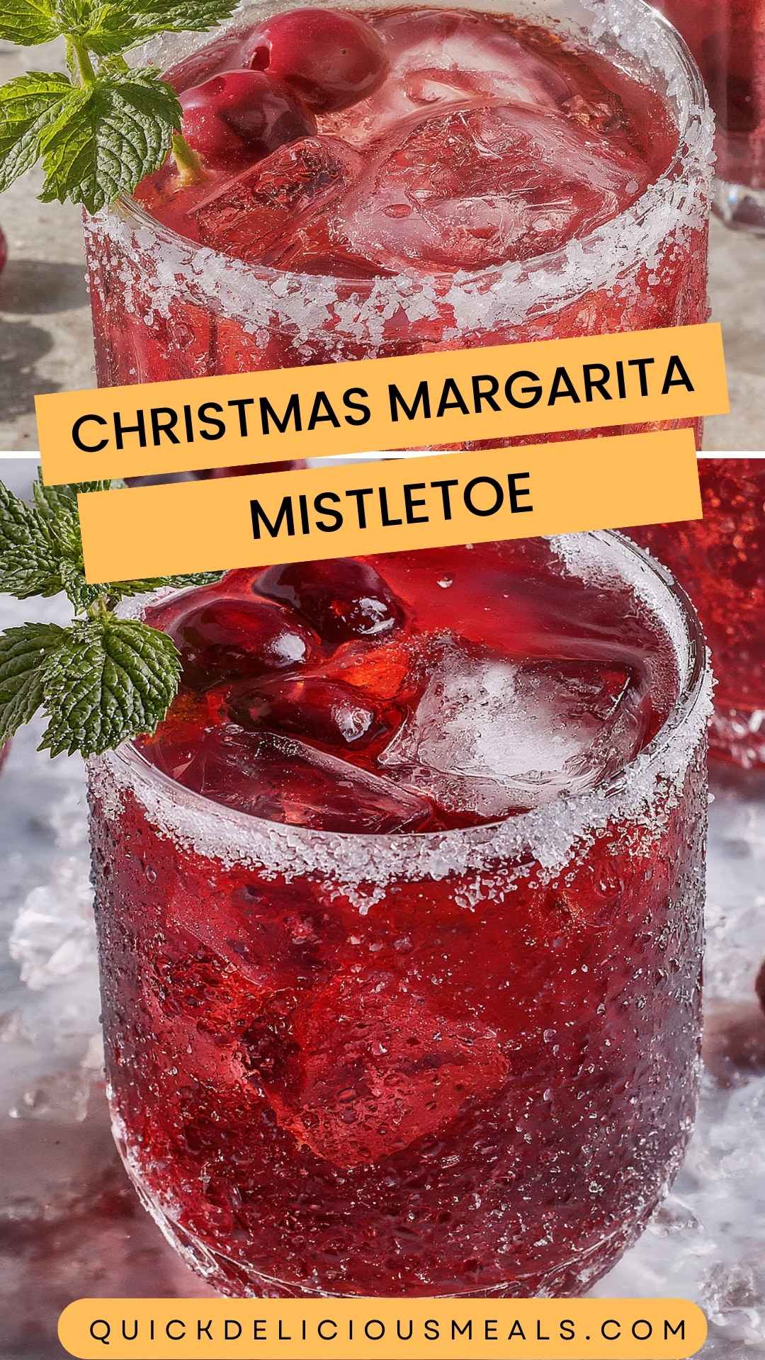 Christmas Margarita Mistletoe Christmas Margarita Mistletoe
