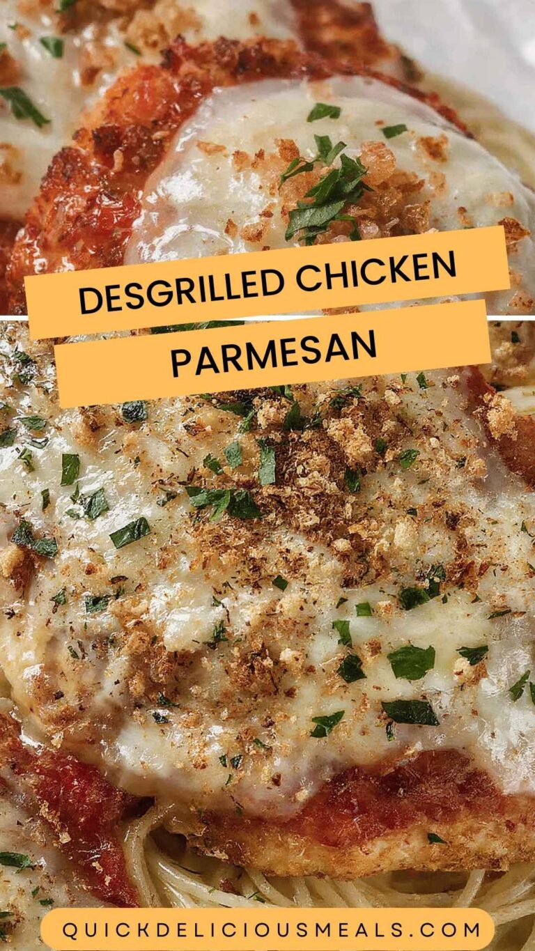 Grilled Chicken Parmesan – Quick Delicious Meals