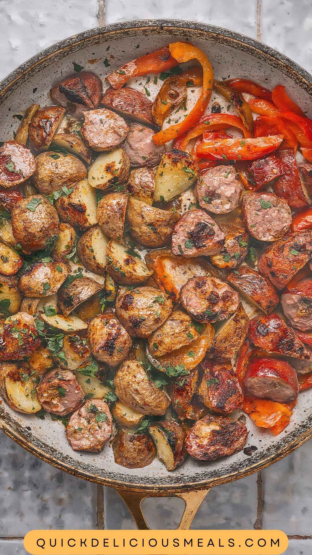How to Make Smoked Sausage Potato Skillet