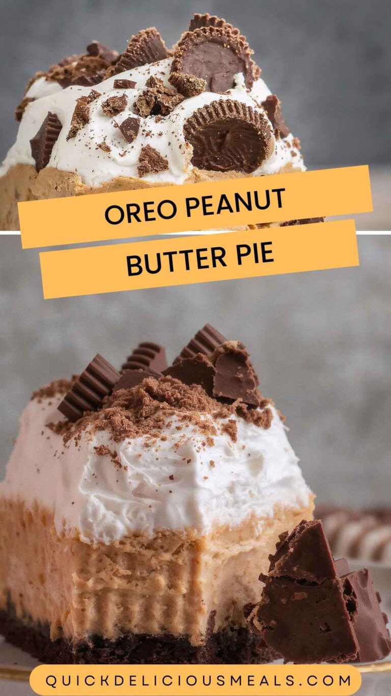Oreo Peanut Butter Pie – Quick Delicious Meals