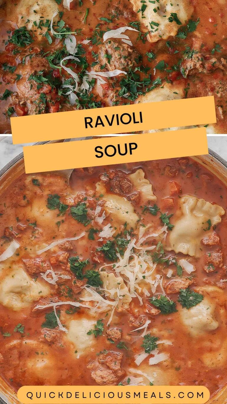Ravioli Soup – Quick Delicious Meals