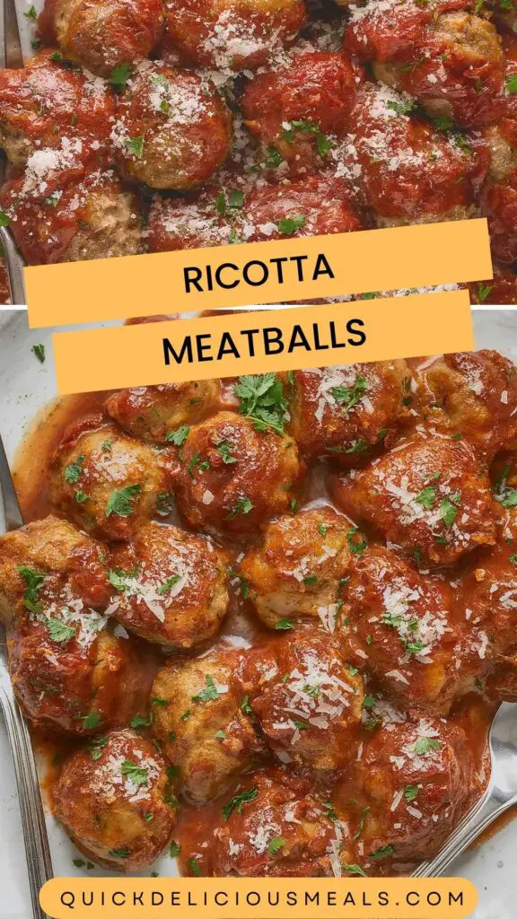 Ricotta Meatballs