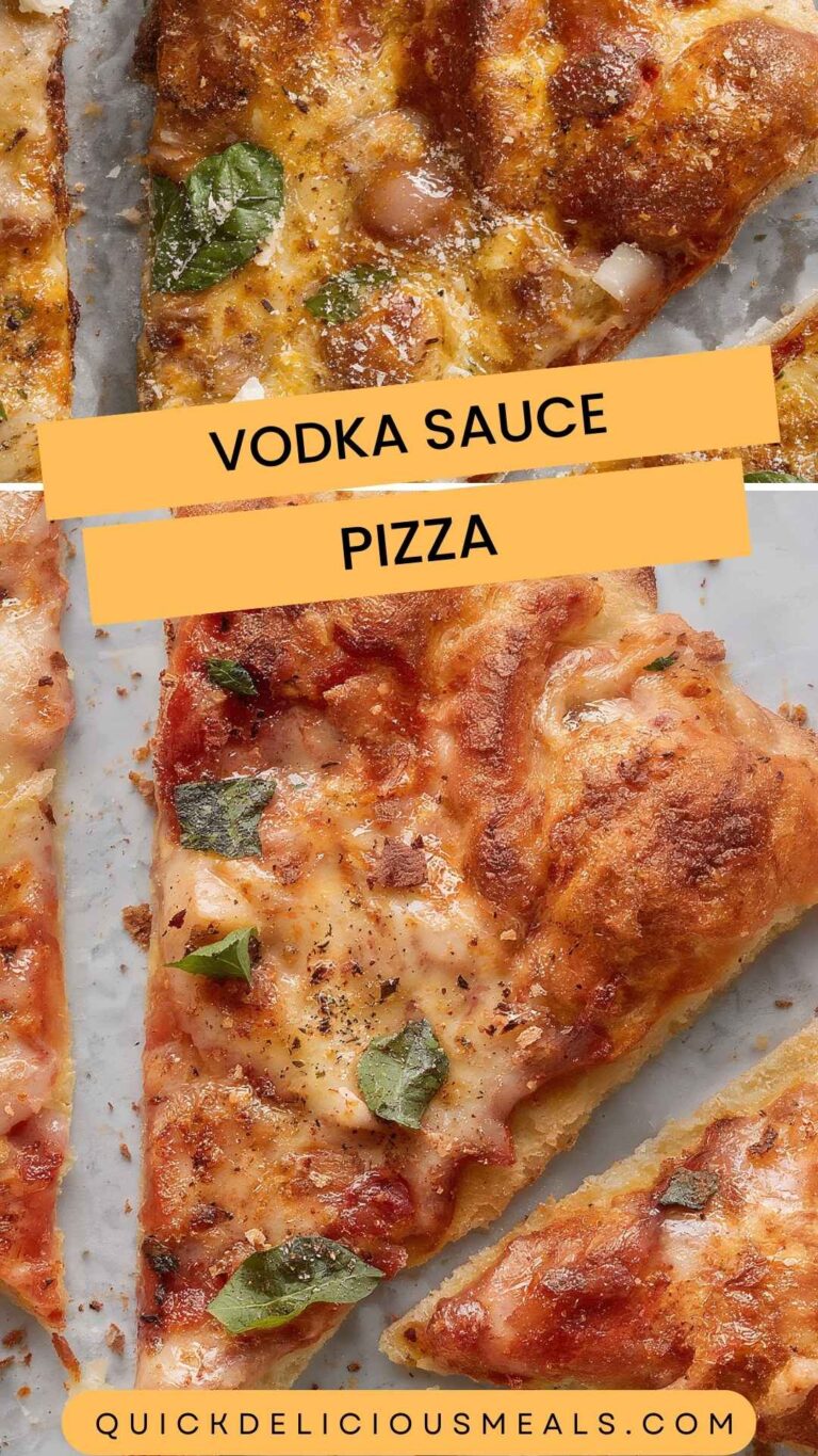 Vodka Sauce Pizza – Quick Delicious Meals