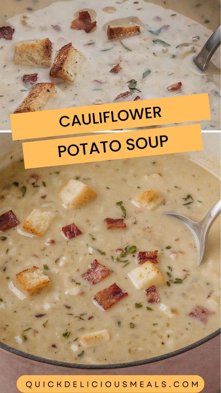 Cauliflower Potato Soup – Quick Delicious Meals