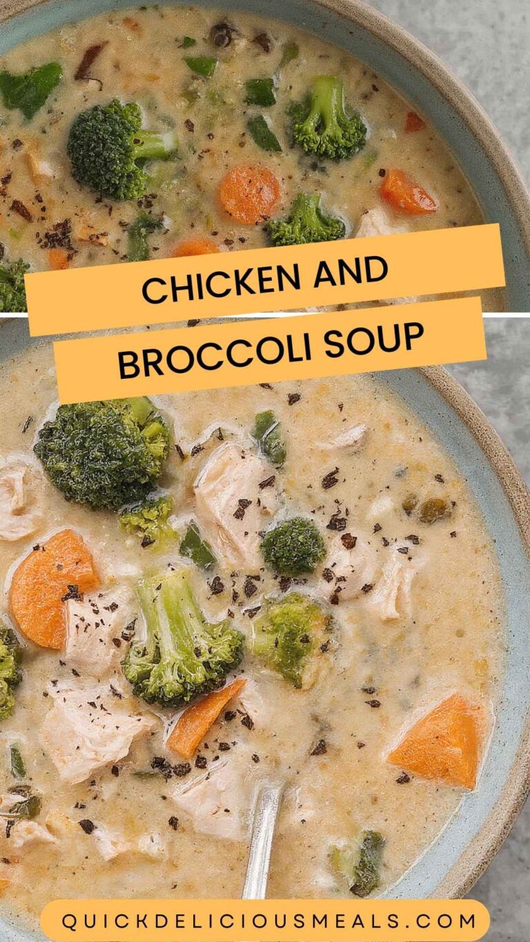Chicken and Broccoli Soup – Quick Delicious Meals