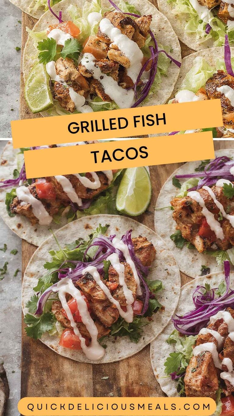 Grilled Fish Tacos – Quick Delicious Meals