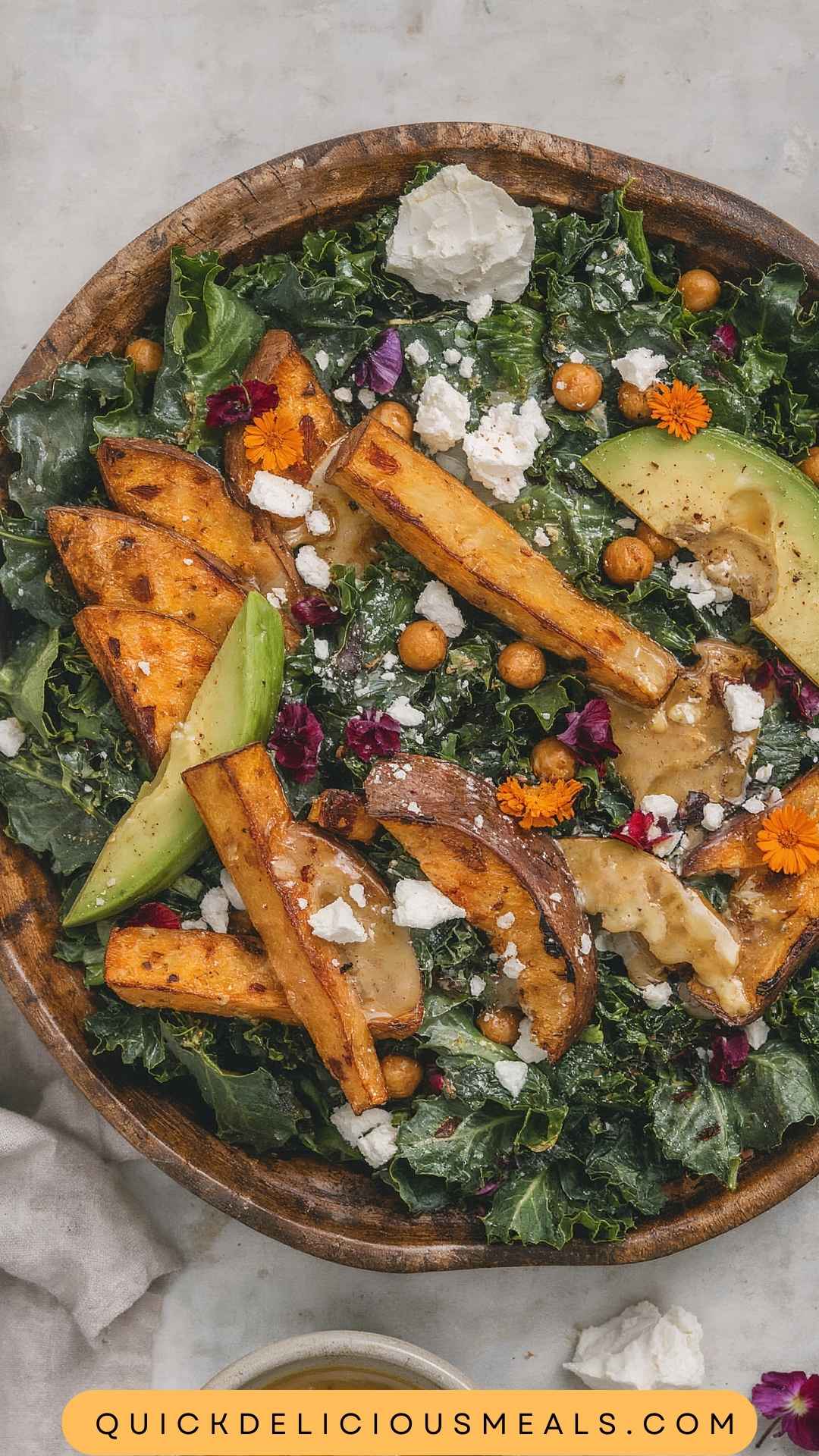 How to Make Sweet Potato Kale Salad How to Make Sweet Potato Kale Salad