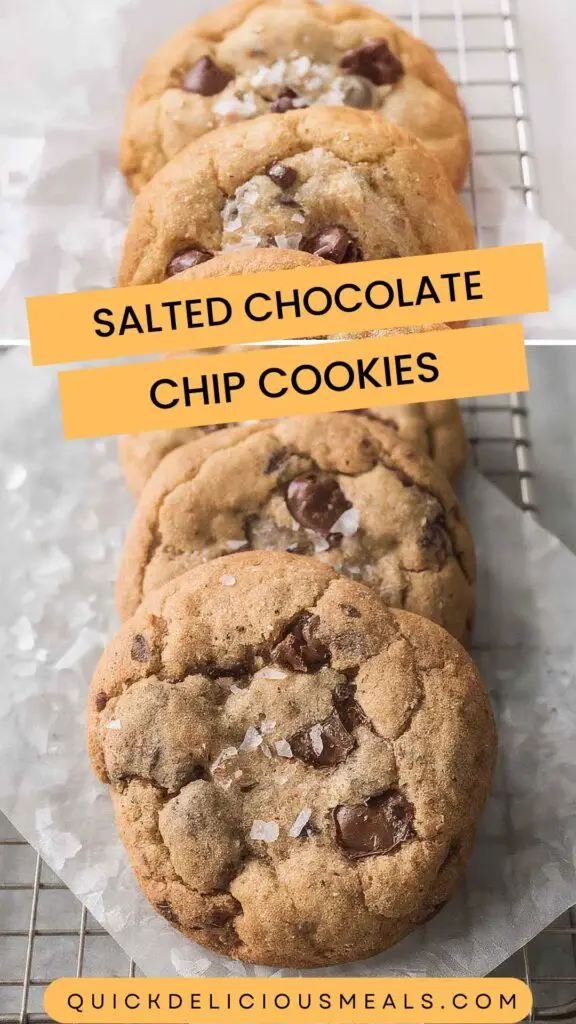Salted Chocolate Chip Cookies