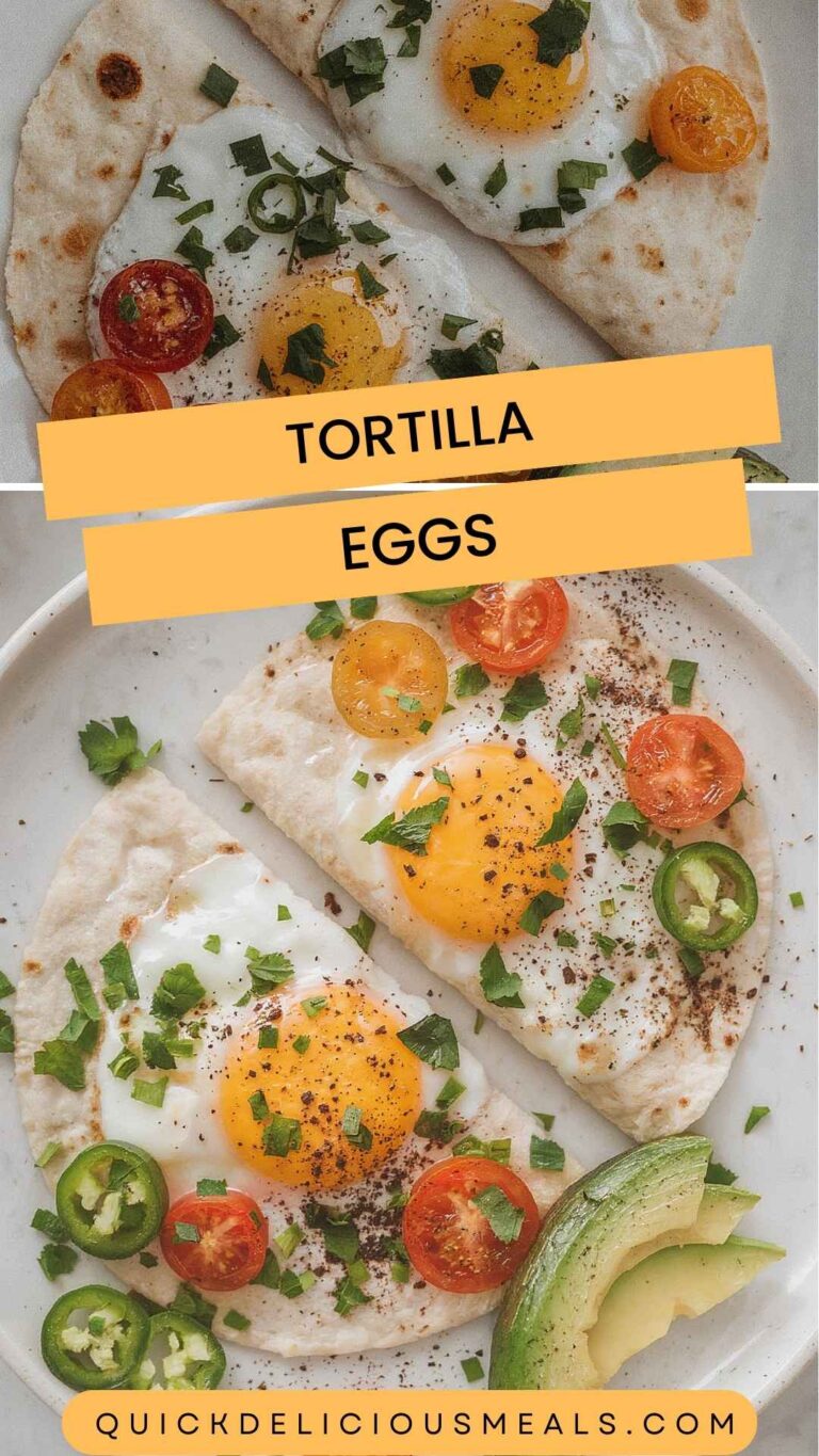 Tortilla Eggs – Quick Delicious Meals