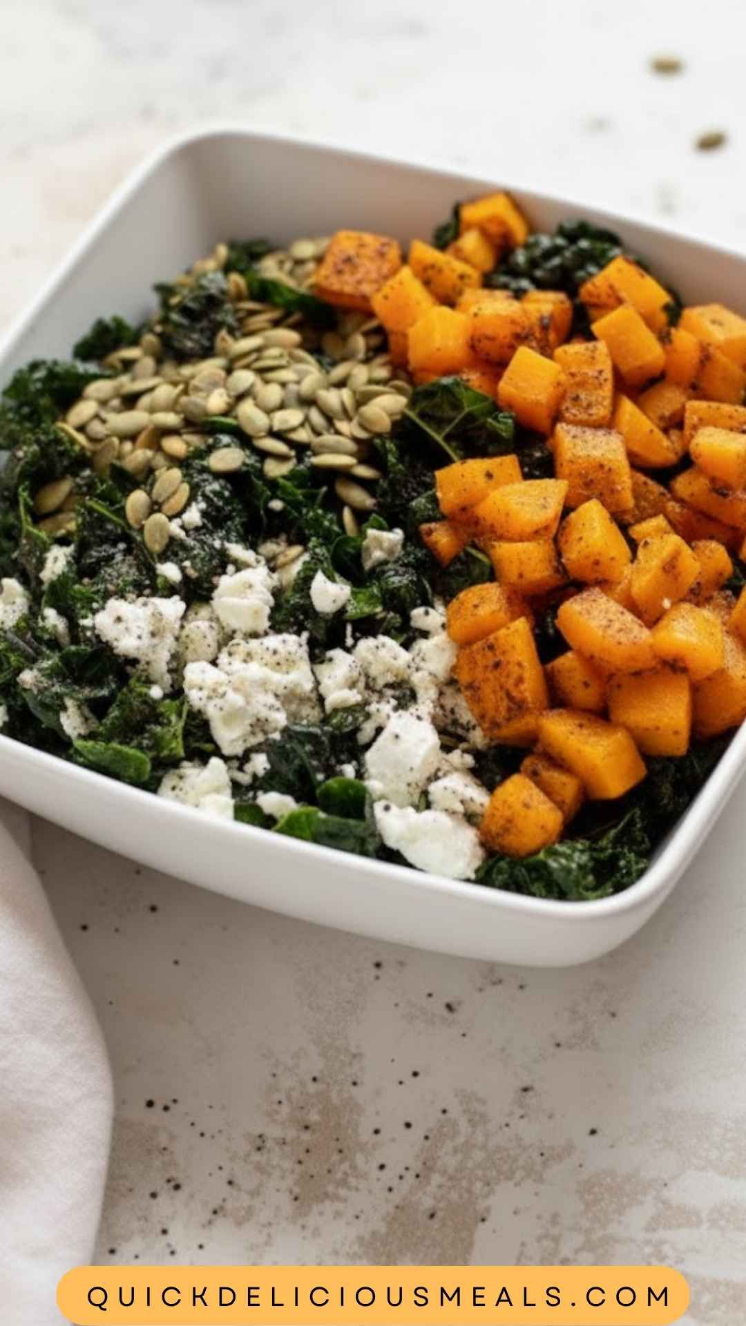 Best Butternut Squash Kale Salad