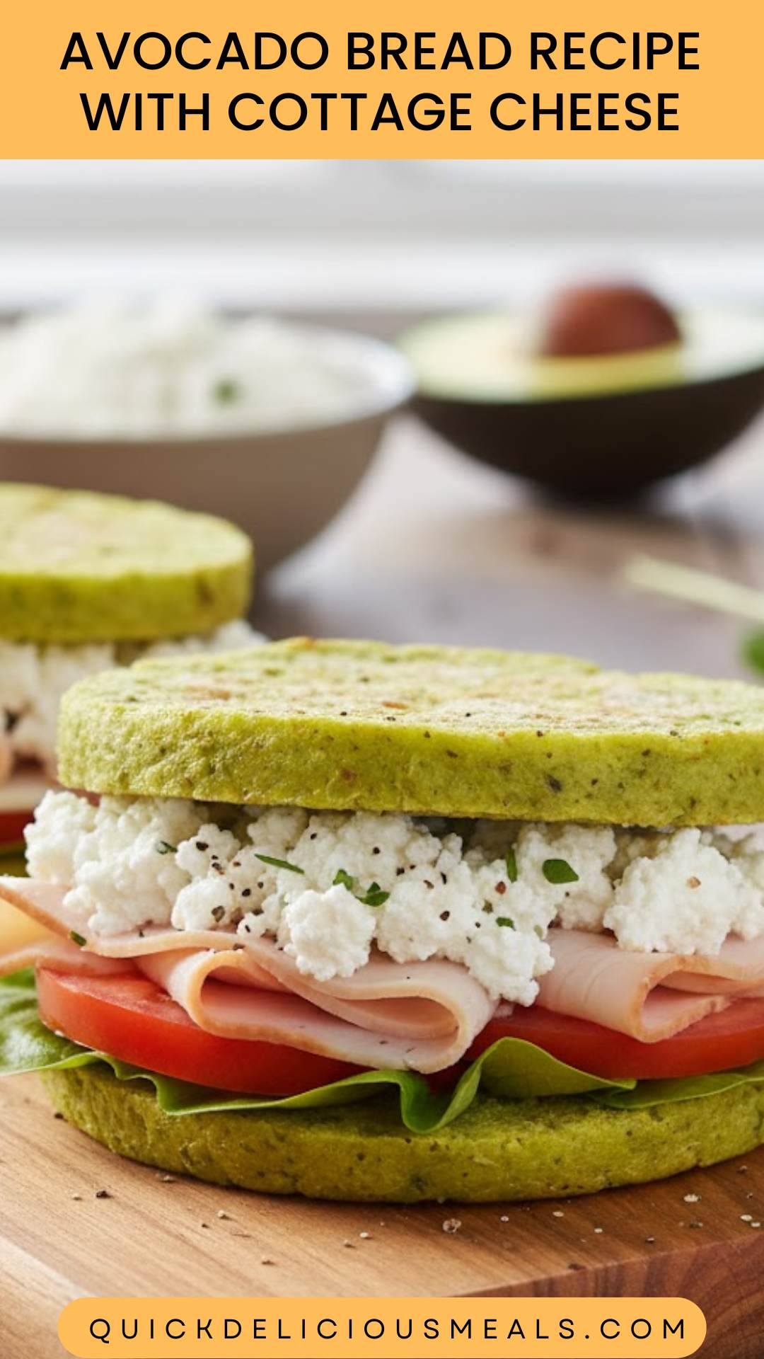 Avocado Bread Recipe With Cottage Cheese