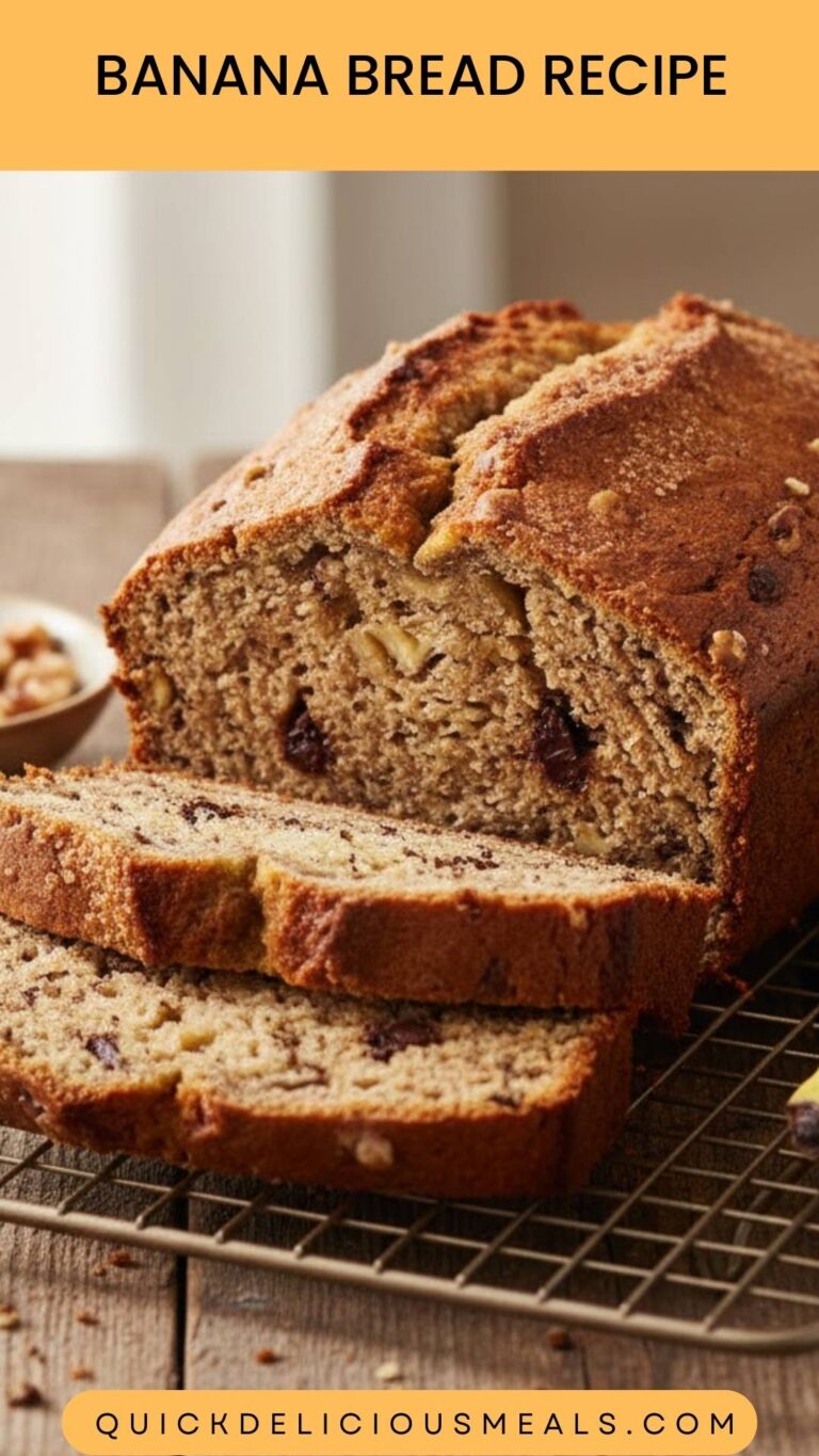 Banana Bread Recipe – Quick Delicious Meals