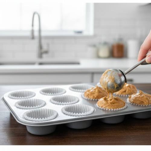Step 6: Fill the Muffin Cups