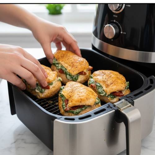 Step 5: Air Fry the Chicken