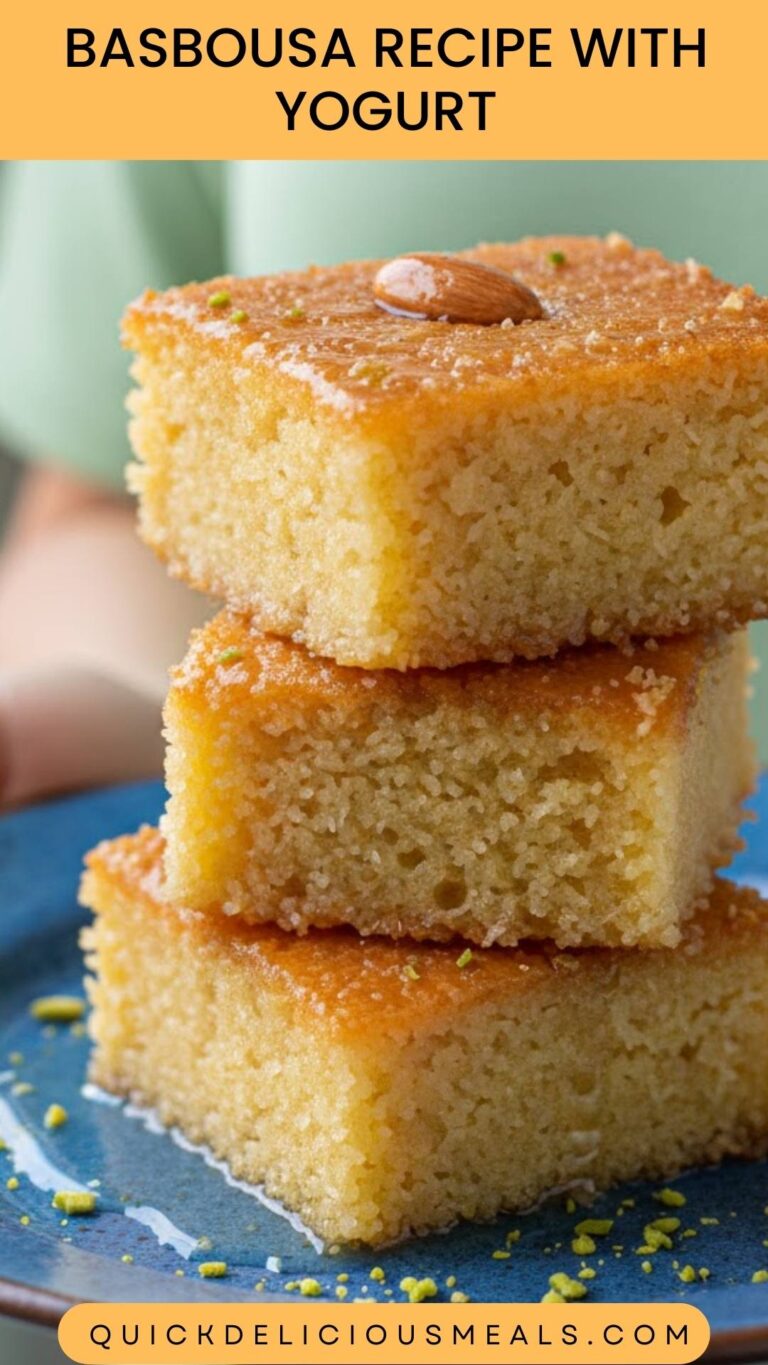 Basbousa Recipe With Yogurt – Quick Delicious Meals