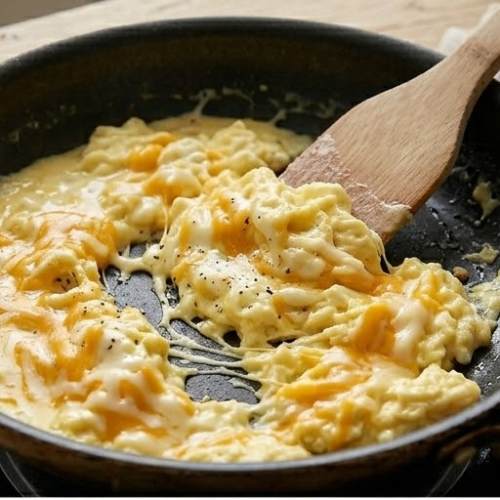 Step 3: Scramble the Eggs Step 3: Scramble the Eggs