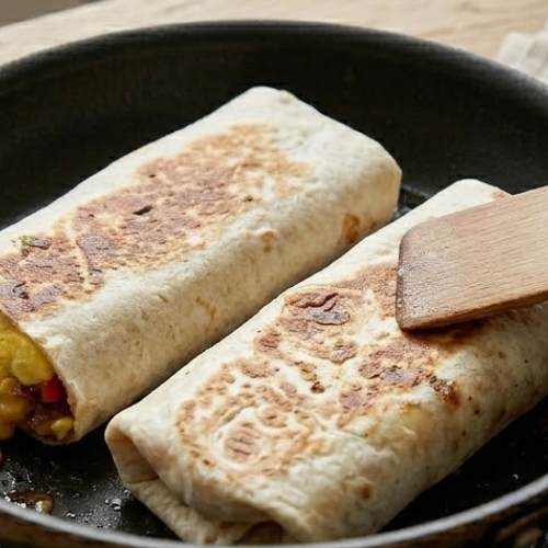 Step 5: Roll and Toast the Wraps Step 5: Roll and Toast the Wraps