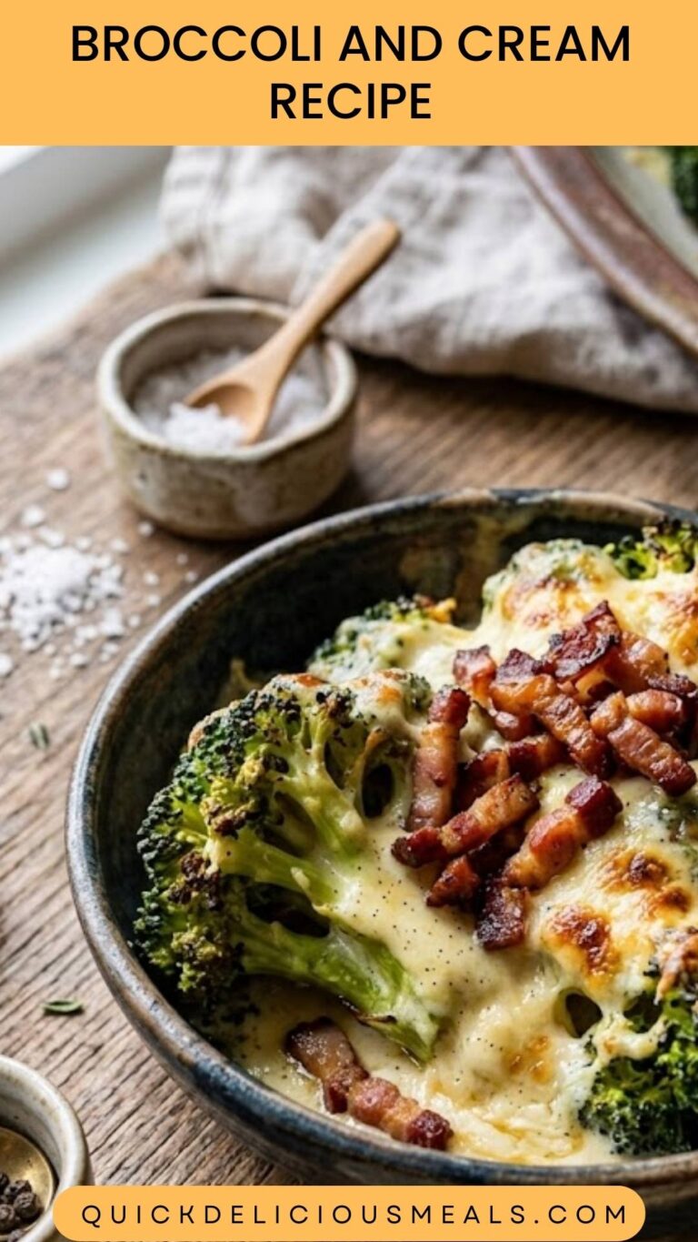 Broccoli And Cream Recipe – Quick Delicious Meals