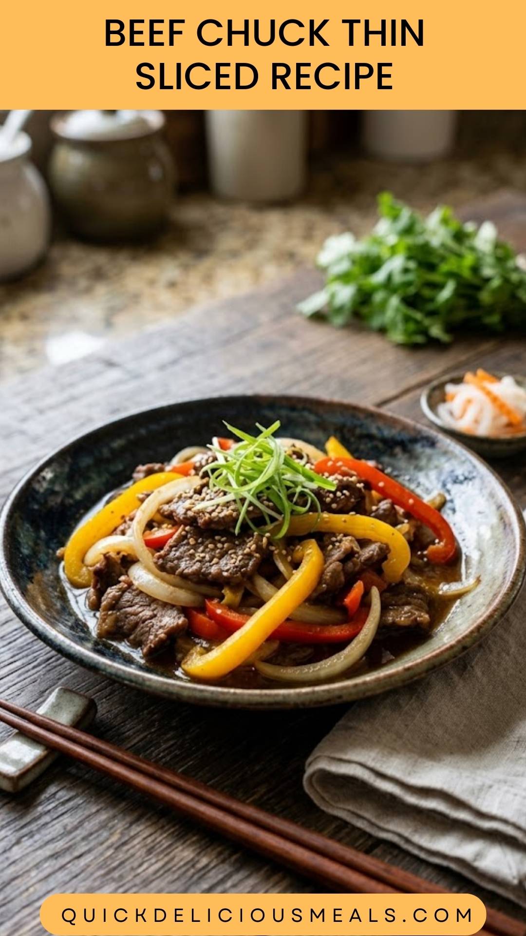 Beef Chuck Thin Sliced Recipe