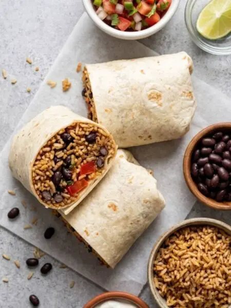 Black Bean And Rice Burrito Recipe