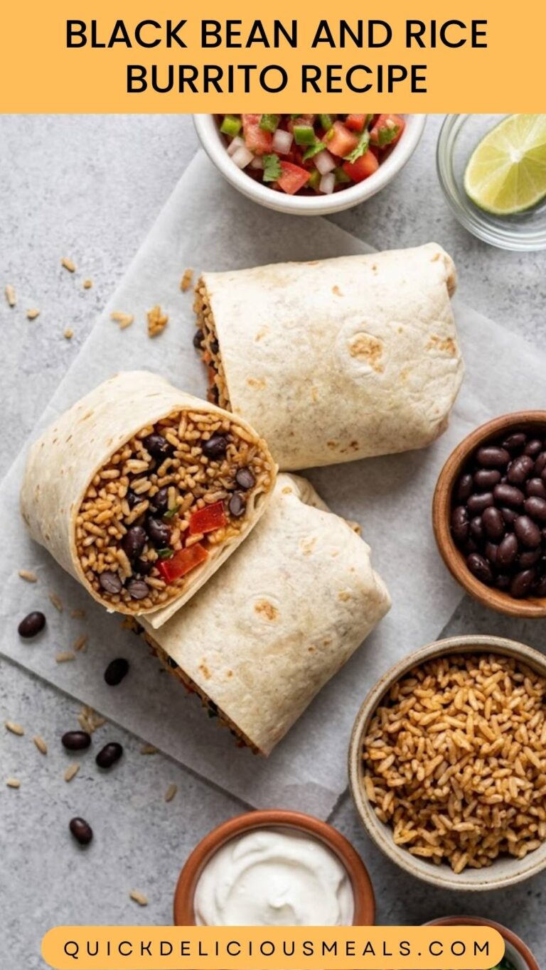 Black Bean And Rice Burrito Recipe – Quick Delicious Meals