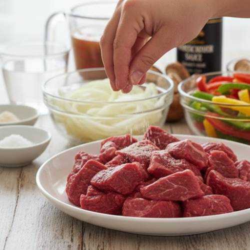 Step 1: Prepare the Beef