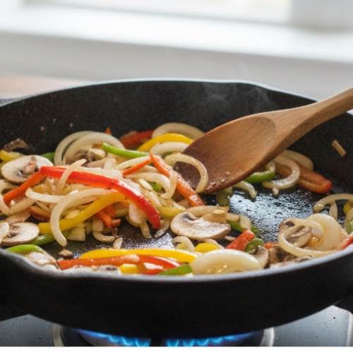Step 4: Remove and Sauté the Vegetables