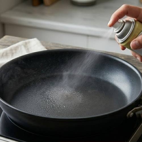 Step 3: Coat the Pan Step 3: Coat the Pan