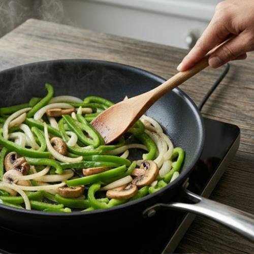 Step 5: Sauté the Vegetables Step 5: Sauté the Vegetables