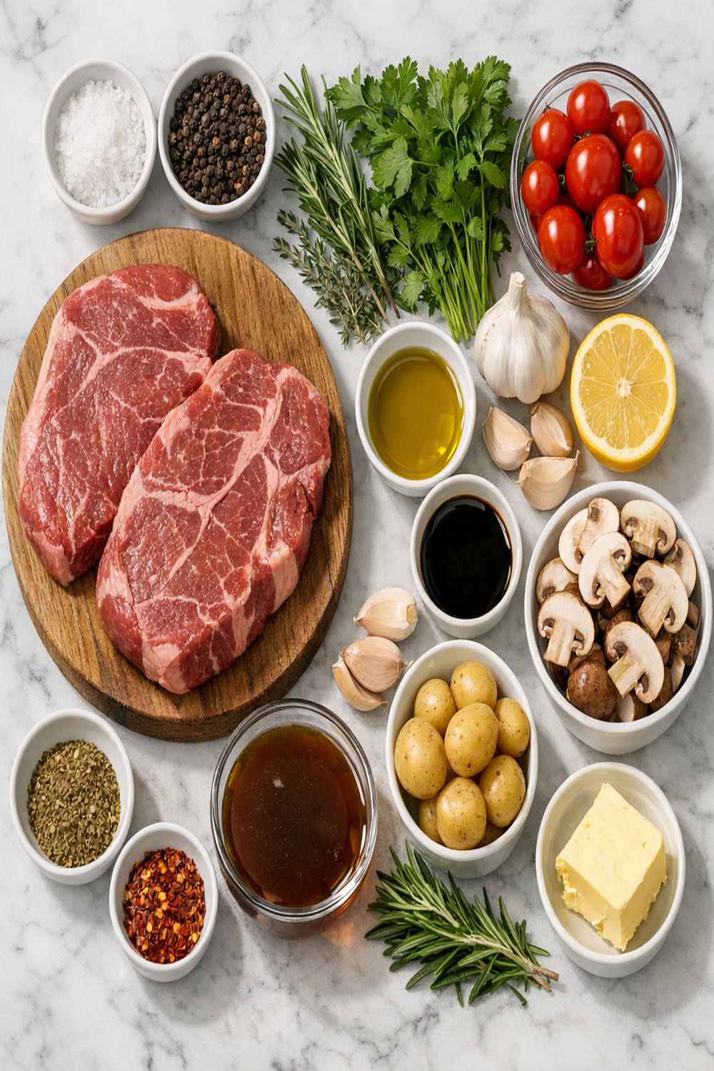 Beef Shoulder Steak Recipe ingredients