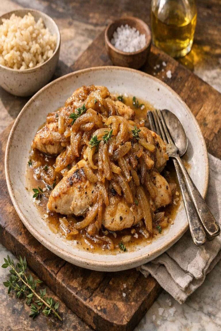 Caramelized Onion And Chicken Recipe