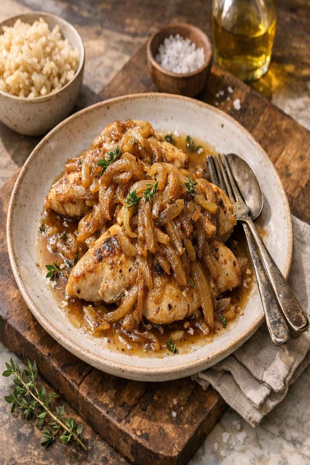 Caramelized Onion And Chicken Recipe