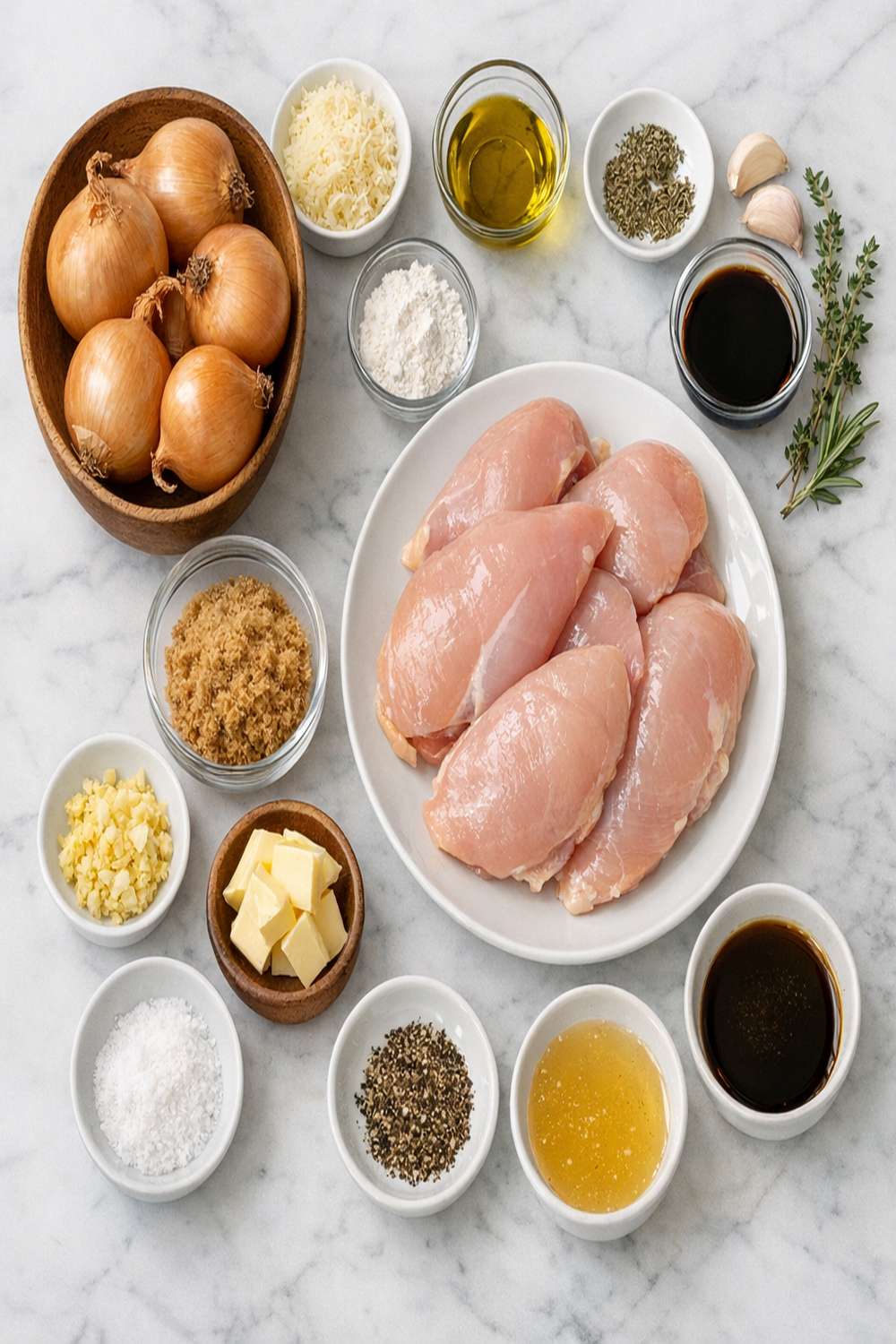 Caramelized Onion And Chicken Recipe ingredients