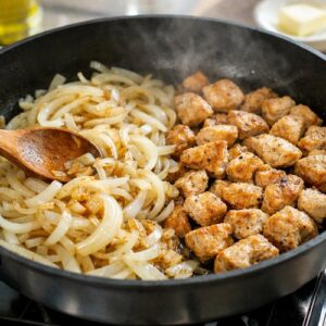Caramelized Onion And Chicken Recipe step 2