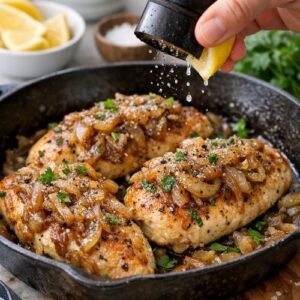 Caramelized Onion And Chicken Recipe step 8