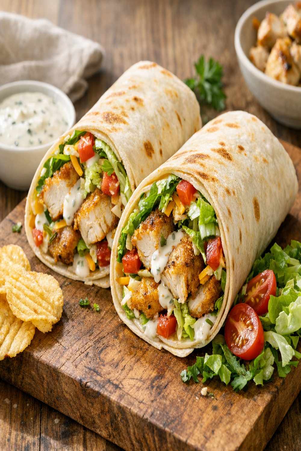 Chicken Ranch Wrap Recipe