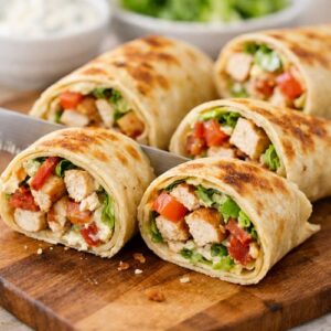 Chicken Ranch Wrap Recipe step 6