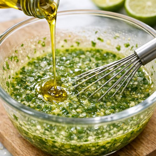 Step 3: Add Your Fat and Acid—The Emulsification Moment