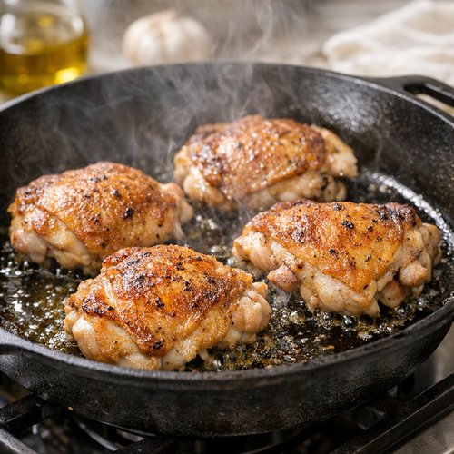 Step 3: Sear the Chicken—This Is Where Magic Begins