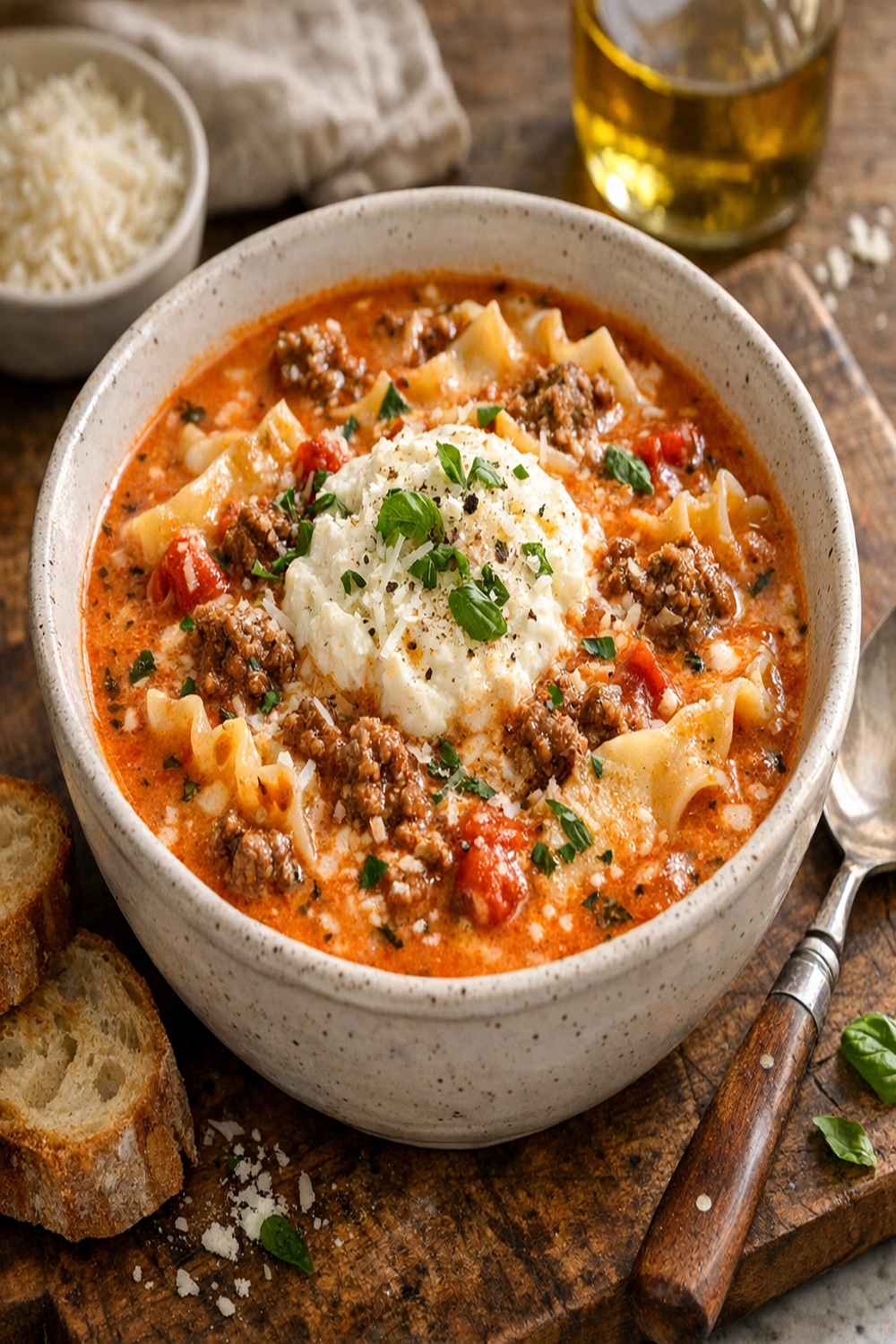 Creamy Lasagna Soup Recipe