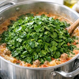 Creamy Lasagna Soup Recipe step 5