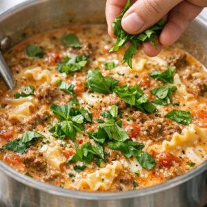 Creamy Lasagna Soup Recipe step 6