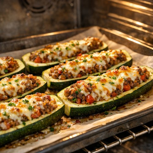 Step 5: Bake Your Zucchini Boats