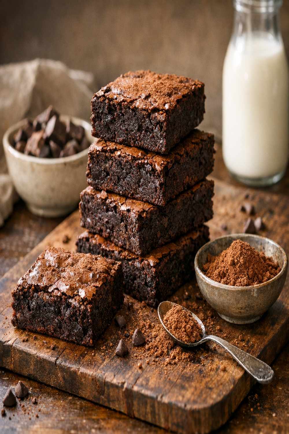 Homemade Cocoa Brownie Recipe