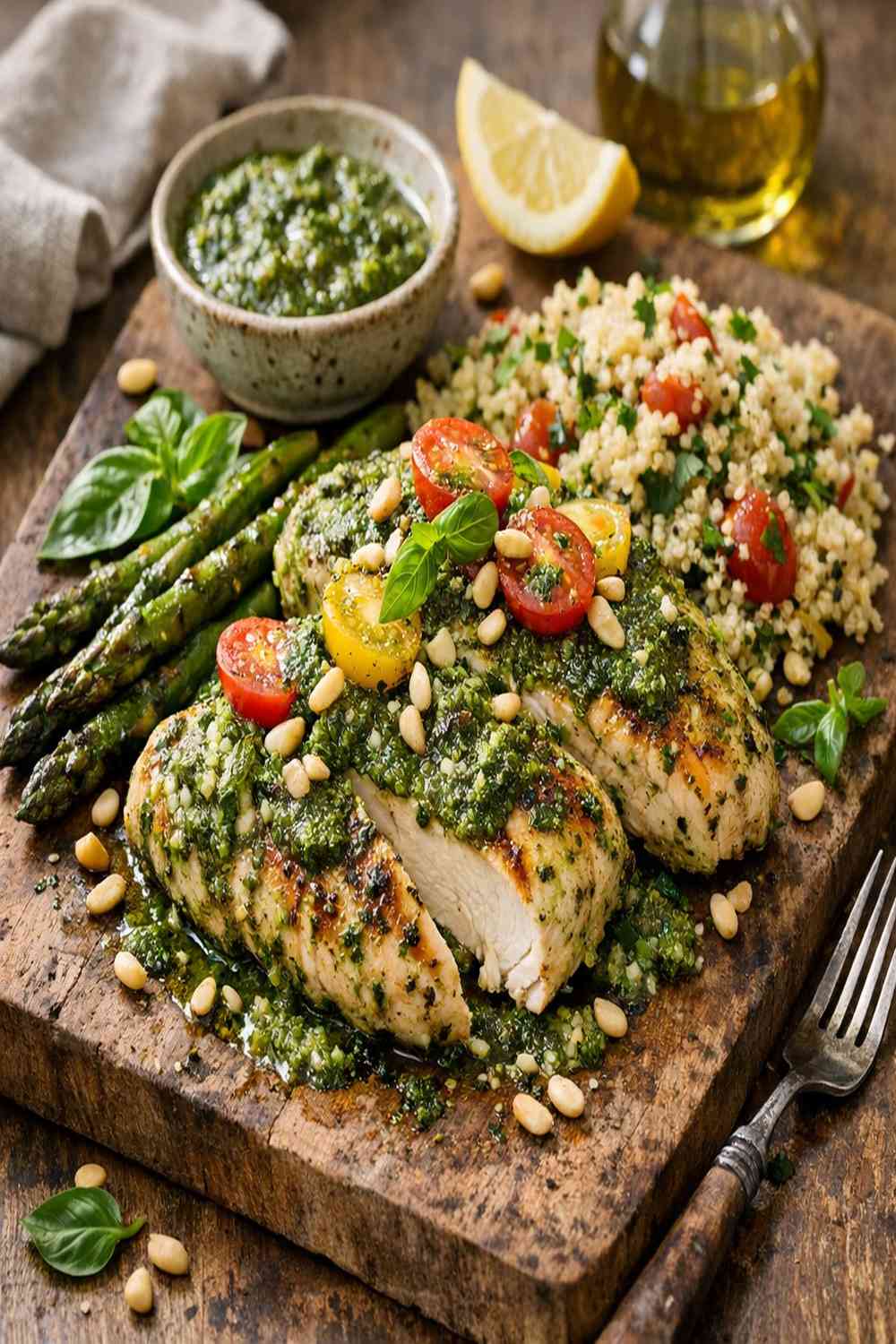 Healthy Pesto Chicken Recipe