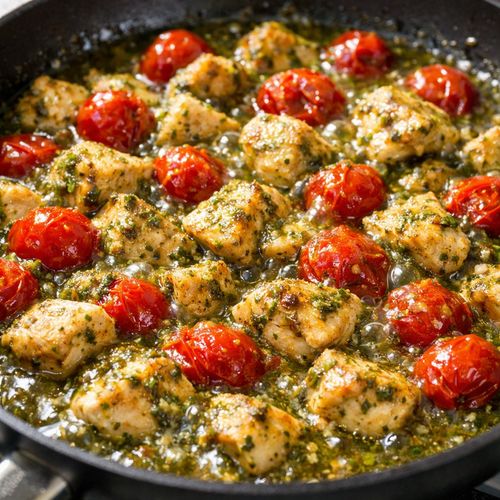Step 7: Simmer Until the Sauce Thickens and Tomatoes Burst