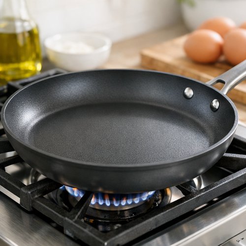 Step 3: Heat Your Non-Stick Pan to Medium-Low (Not Medium)